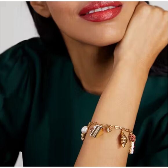 Kate Spade NWT charm bracelet - Patisserie bakery RARE - Picture 4 of 8